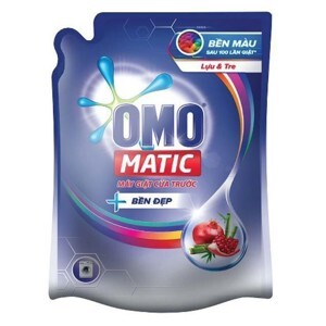 Nước giặt OMO Matic cho máy giặt cửa trước dạng chai 2,7kg