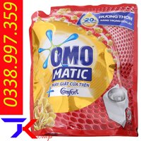 Nước giặt OMO Matic Comfort tinh dầu thơm túi 2.4kg