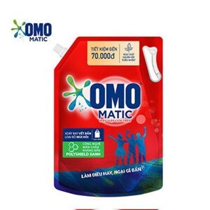 Nước giặt omo matic cửa trên túi 4kg