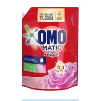 Nước giặt Omo Matic cửa trên hương hoa hồng Ecuador túi 3,6kg