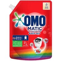 Nước giặt OMO Matic Cửa Trên Bền Đẹp Túi 1,8kg (mầu đỏ)