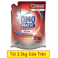 Nước giặt Omo Matic Cửa trên Giữ màu túi 2kg