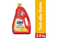 Nước giặt Omo Matic Cửa trên hương Comfort Tinh dầu thơm chai 3,8kg