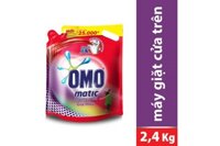 Nước giặt Omo Matic Cửa trên Giữ màu túi 2,4kg