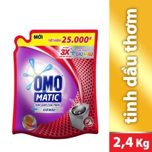 Nước Giặt OMO Matic Cửa Trên 2.4kg