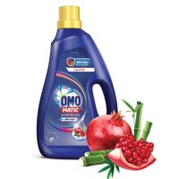 Nước giặt OMO MATIC CỬA TRƯỚC Tre & Lựu chai 2.3kg bền màu như mới sau 100 lần giặt