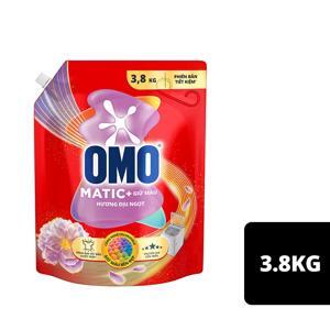 Nước giặt OMO Matic dạng chai 3.8kg - Máy giặt cửa trên
