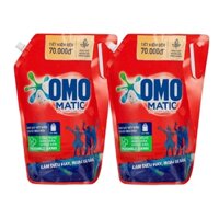 Nước giặt Omo Matic đỏ túi 2,2l