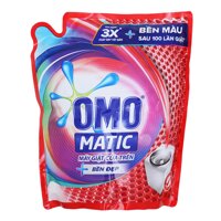 Nước Giặt OMO Matic Giữ Màu Dành Cho Máy Giặt Cửa Trên Túi 2-4Kg