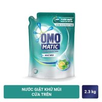 Nước giặt OMO Matic Khử Mùi Cửa Trên Túi 2.3kg