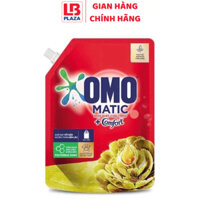 Nước giặt Omo máy cửa trên tinh dầu vàng 2Kg