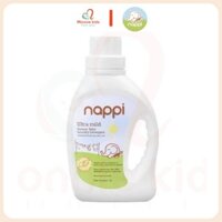 Nước giặt quần áo cho bé Nappi dầu cọ can 1 lít, nước giặt cho trẻ sơ sinh - Monnie Kids