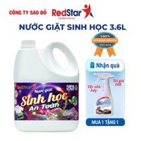 Nước Giặt Sinh Học 3.6Kg Công Nghệ Sạch Sâu Xoáy Bay Mọi Vết Bẩn Cứng Đầu
