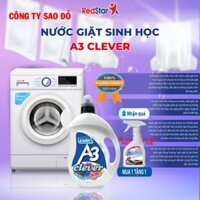 Nước Giặt Sinh Học A3 Clever 3.6Kg Công Nghệ Sạch Sâu Xoáy Bay Mọi Vết Bẩn Cứng Đầu