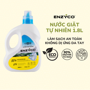 Nước giặt sinh học enzyco lên men từ dứa và bồ hòn hương cam 1.8L