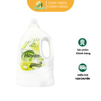 Nước Giặt Sinh Học Hayan 2 Trong 1 Giặt Xả Can 3 lít Hương Nước Hoa trắng Hàn Quốc