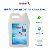 Nước Giặt Sinh Học Redstar Xanh 10kg Công Nghệ Tiên Tiến Bền Màu Vải, Thân Thiện Với Môi Trường, An Toàn Cho Da Tay