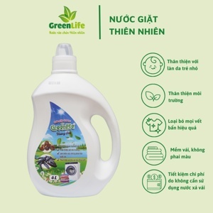 Nước giặt sinh học thiên nhiên Greenlife 4L