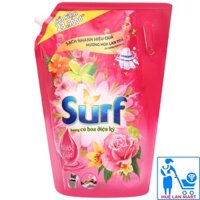 Nước Giặt Surf Hương Cỏ Hoa Diệu Kỳ Túi 3,3kg (Sạch nhanh hiệu quả, hương hoa lan tỏa)