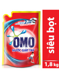 Nước Giặt Tay OMO (túi 1,8kg)