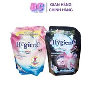 Nước giặt Thái Lan Hygiene túi 1800ml kết hợp xả vải giúp áo quần thơm lâu hàng chính hãng @
