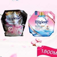 Nước giặt Thái Lan Hygiene túi 1800ml kết hợp xả vải giúp áo quần thơm lâu hàng chính hãng