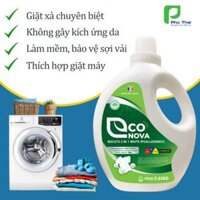 Nước giặt thảo mộc đa năng dành cho mọi loại da & trẻ nhỏ Econova Econova- Bucato 2 in 1 White Ipoallegenico 3.65 kg (Italy)