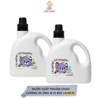 Nước Giặt Thuần Chay Lalabebe K-Mom Hàn Quốc, Nước giặt quần áo cho bé chai 1700ml, túi 1300ml
