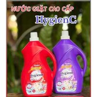 Nước giặt và xả 2 trong 1 Hygienc can 2 lít .