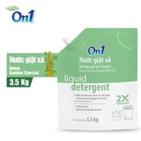 Nước Giặt Xả 2 Trong 1 ON1 Hương Bamboo Charcoal TÚI 3.5KG - Mã N6903 - Hàng Chính Hãng
