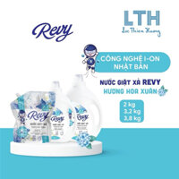 Nước Giặt Xả 2 trong 1 REVY Công Nghệ ION Nhật Bản - Hương Hoa Xuân
