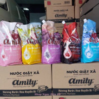 Nước Giặt Xả Amity Công Nghệ Mới 5trong1 Túi 3.6kg (phù hợp giặt máy, giặt tay)