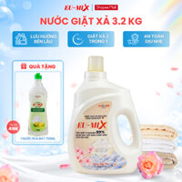Nước Giặt Xả Cao Cấp EU-MIX Công Nghệ Đức-Hương Hoa Nắng Mai 3.2Kg