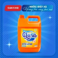 Nước Giặt Xả Clara Hương Hoa Nắng Ban Mai - Can 5Kg ngát hương thơm, làm sạch sợi vải