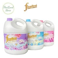 Nước giặt xả đậm đặc FINELINE THÁI LAN mẫu mới can 3000ml. Hàng chuẩn chính hãng, hương thơm ngọt ngào, quyến rũ.