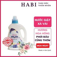 Nước giặt xả đậm đặc hương hoa hồng Arota Hàn Quốc, nước giặt gốc thực vật an toàn cho sức khỏe chai 3kg