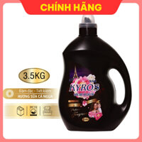 Nước Giặt Xả Đậm Đặc KYROS Hương Sữa Cá Ngựa 3.5kg