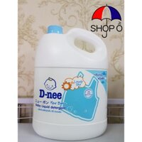 Nước giặt xả Dnee 3000ml màu xanh