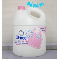 Nước giặt xả Dnee 3000ml - Màu hồng