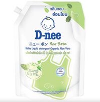 Nước Giặt Xả Dnee Baby Liquid Detergent Organic Aloe Vera 1400ml