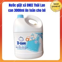 Nước Giặt Xả Dnee Màu Xanh Can 3000ml Hàng Chính Hãng Thái Lan Thơm Lâu An Toàn Cho Bé - OANH VŨ