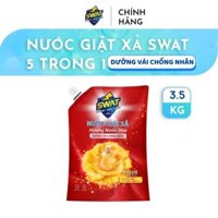 Nước giặt xả hương nước hoa dưỡng vải chống nhăn túi 3,5kg