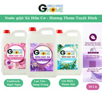 Nước Giặt Xả Hữu Cơ Thơm Lâu GreenHome An Toàn Cho Da, Nước Giặt Cho Máy Cửa Trước Và Cửa Trên - Can 10 Lít