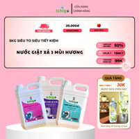 Nước Giặt Xả Ichigo Cao Cấp 6 Trong 1 Hương Nước Hoa/ Comfort/ Ban Mai 5Kg (Can)