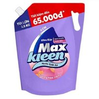 Nước Giặt Xả MaxKleen Hương hoa nắng/sớm mai/Nước Hoa Huyền Diệu Túi 3.8KG