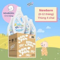 Nước giặt xả Pom Pom cho bé sơ sinh 0 - 12 tháng