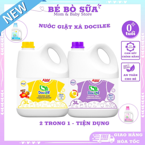 Nước giặt xả quần áo docilee little melon 1000ml