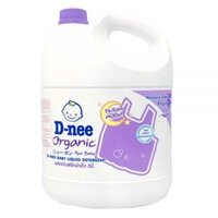 Nước giặt xả quần áo em bé Dnee Organic 3L - Màu tím