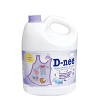 Nước giặt xả quần áo em bé Dnee tím 3L