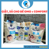 Nước giặt xả quần áo Omo & Comfort dịu êm cho bé dung tích 800ML/1.8L/1.8KG/2.8L/3.2L/36KG